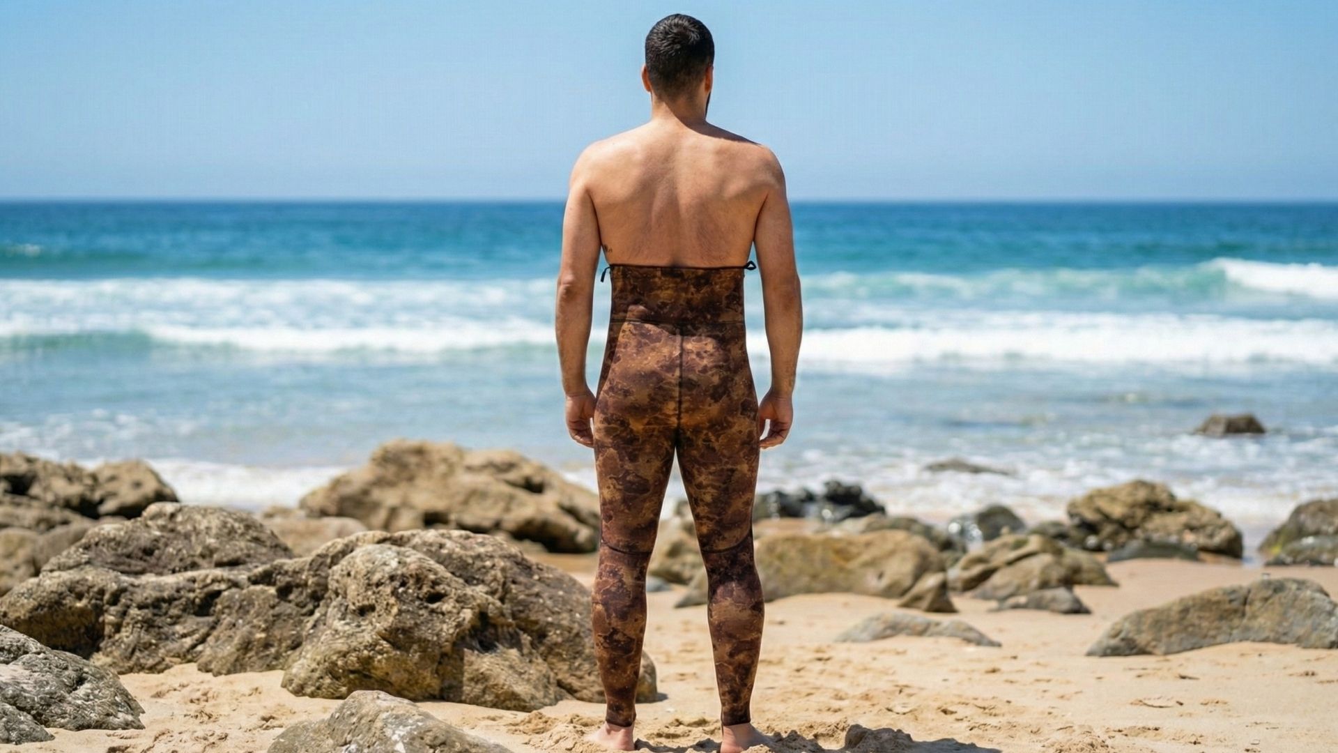 Pantalón de cintura alta con efecto aquastop y protección lumbar